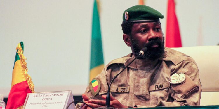 Mali’s military ruler, Colonel Assimi Goïta
