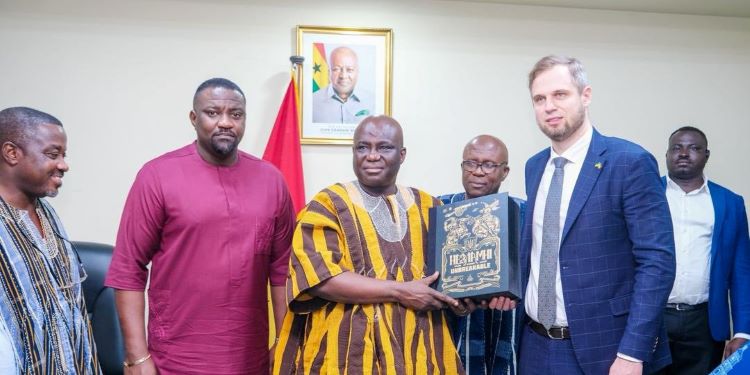 Hon. Eric Opoku, Minister for Food and Agriculture, Hosts Delegation from Ukraine Led by Mr. Denys Bashlyk