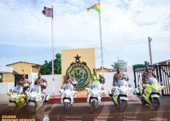 The prison service conducts training for officers
