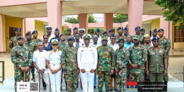Ghana Armed Forces, with the beneficiaries of the financial package
