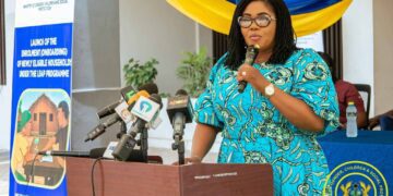 Minister for Gender, Agnes Naa MOmo Lartey