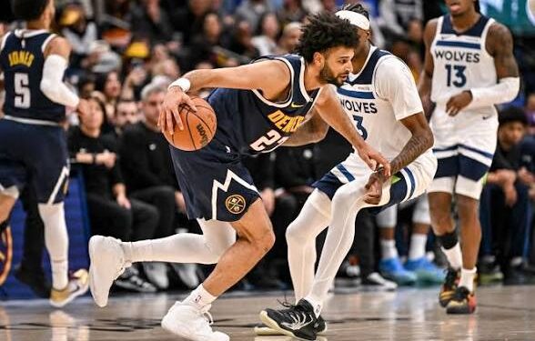 Denver Nuggets vrs Minnesota Timberwolves in Game 5 of the playoff series