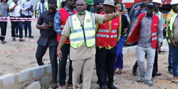 Hon. Kenneth Gilbert Adjei, the sector Minister for Works, Housing and Water