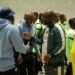 GFA President Kurt Okraku at the Accra International Airport to see off the Black Starlets