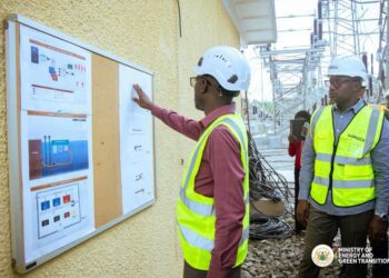 Energy Minister at Akosombo substation