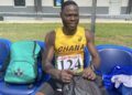Edwin Gadayi races into 100m semi final at the CAA African Senior Athletics Championship