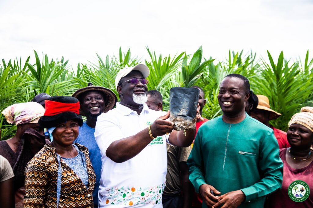 Dr. Andy Osei Okrah TCDA CEO with Dr. Isaac Danso CSIR OPRI Director and Team at the Institute