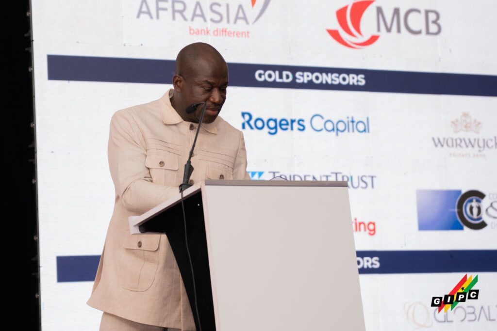 Ghanaian Businesses Urged To Expand Via Mauritius Route 2 Dr. George Asafo Agyei GIPCs Director of Monitoring and Evaluation at the Business Forum in Accra 2
