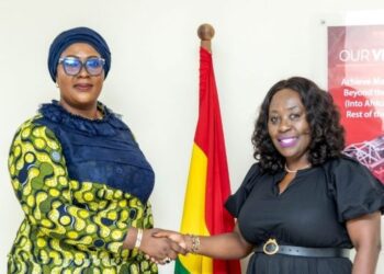 Dr. Mary Awusi, GFZA CEO, with Ms. Judith Adjoba Blay, GNGLC CEO