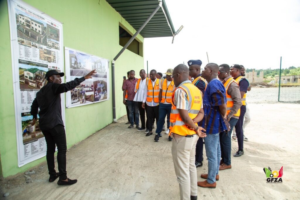 Dr. Mary Awusi GFZA CEO with Representatives at Philbro Groups New Integrated Refinery Project Site 3