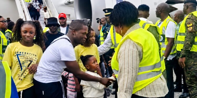 Ghana Welcomes First Evacuees from South Africa with Reintegration Support 1 Ghana Evacuees from South Africa