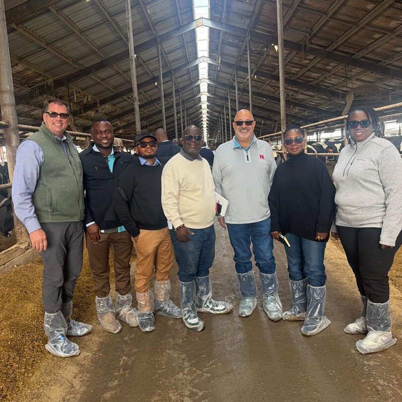 Ghanaian Delegation tour Weber Feedyard and Bruning Farms edited