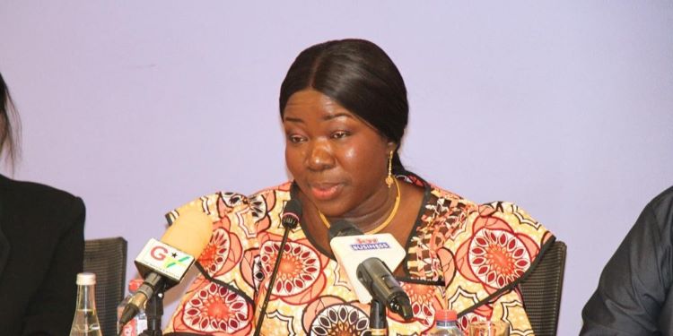 Hon. Elizabeth Ofosu-Adjare, Minister for Trade, Agribusiness and Industry, at the World Bank–ACET–ISSER Seminar