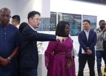 Hon. Elizabeth Ofosu-Adjare, Minister for Trade, Agribusiness and Industry, and Team, at the Ghana-China Investment Forum