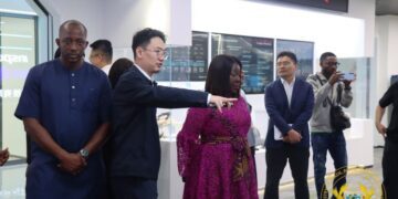 Hon. Elizabeth Ofosu-Adjare, Minister for Trade, Agribusiness and Industry, and Team, at the Ghana-China Investment Forum