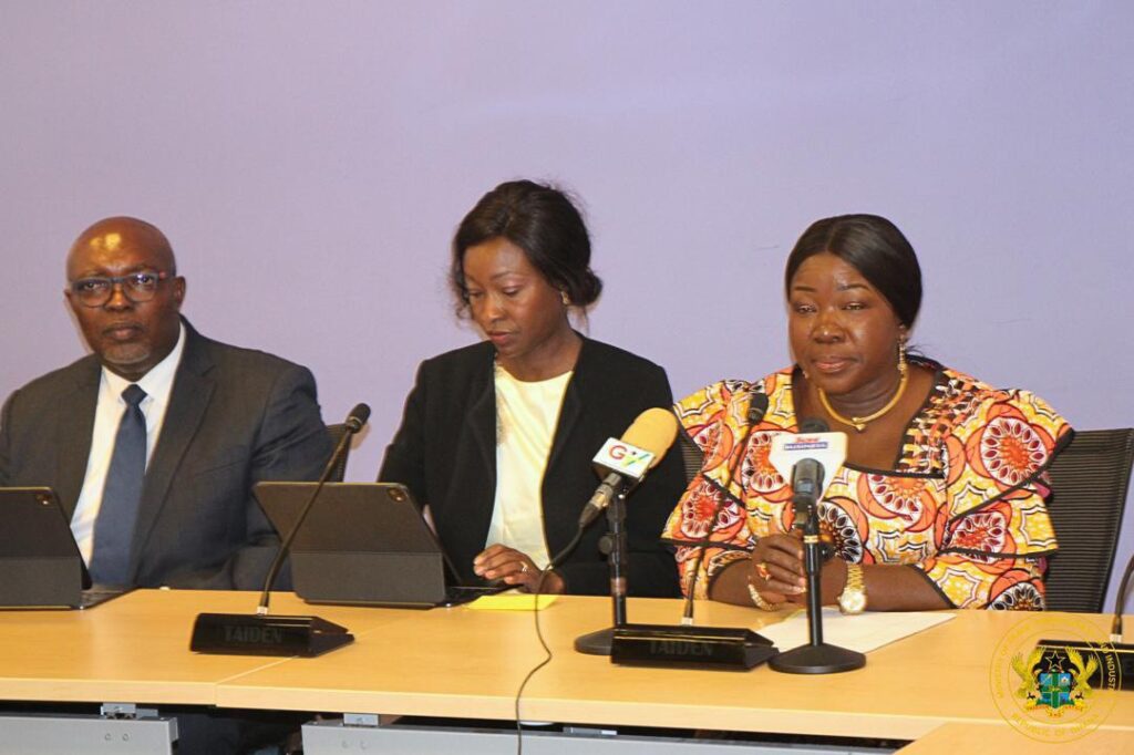 Hon. Elizabeth Ofosu Adjare Minister for Trade Agribusiness and Industry at the World Bank–ACET–ISSER Seminar 1