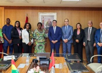 Hon. Elizabeth Ofosu-Adjare, Minister for Trade, Agribusiness and Industry, with Moroccan Authorities