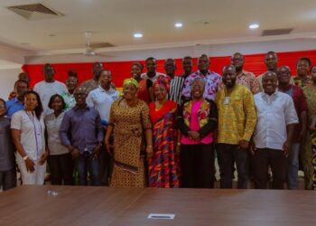 Hon. Emelia Arthur, Minister for Fisheries and Aquaculture Development, Meets Regional Directors of the Fisheries Commission