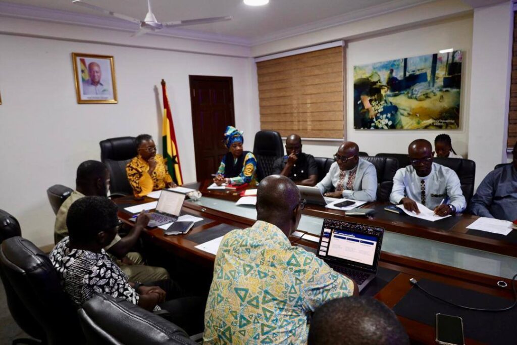 Hon. Emelia Arthur Minister for Fisheries and Aquaculture with Sector Stakeholders 1
