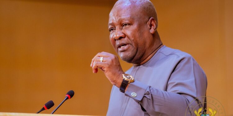 President John Dramani Mahama speaking at the 79th World Health Assembly in Geneva, Switzerland
