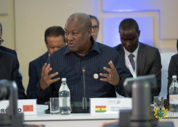 President John Dramani Mahama delivered the opening and closing remarks at the Rethinking Health roundtable during the Africa Forward Summit held in Nairobi, co-hosted by H.E. William Ruto and H.E. Emmanuel Macron.