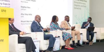 Mr. Musah Sibiri Hamidu, DCEO of GFZA, and Panelists, at the 7th Africa Ports Forum