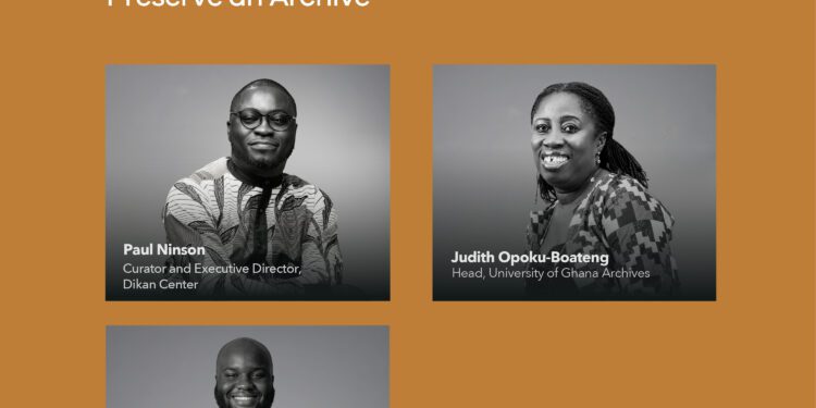 Ahenfie to Host Panel Discussion on Preserving Ghana’s Archives 1 "Preserving Ghana", Panel Discussion Flyer