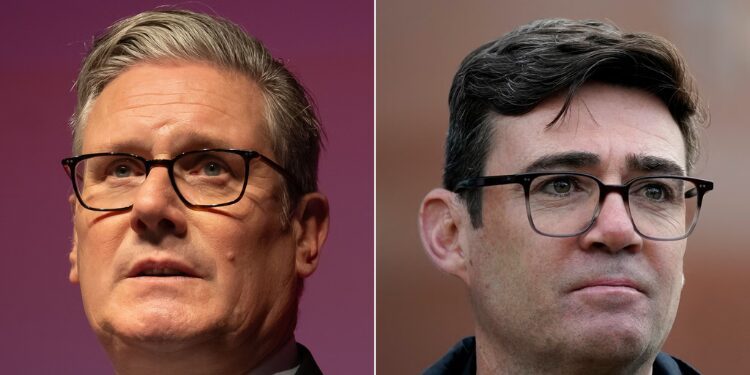 Downing Street Accused of Trying to Block Burnham’s Return 1 Keir Starmer and Andy Burnham