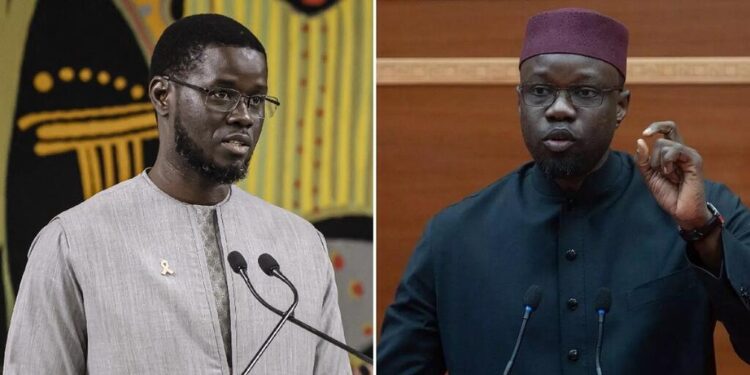 Senegal President Dismisses Prime Minister, Dissolves Government 1 President Bassirou Diomaye Faye & Prime Minister Ousmane Sonko