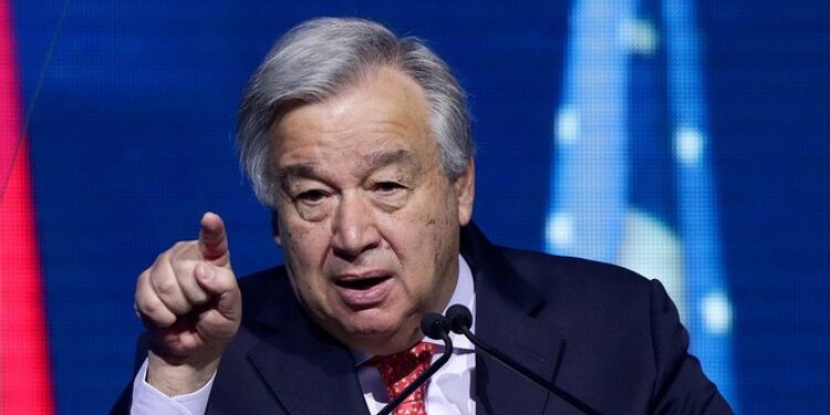 United Nations Secretary-General António Guterres