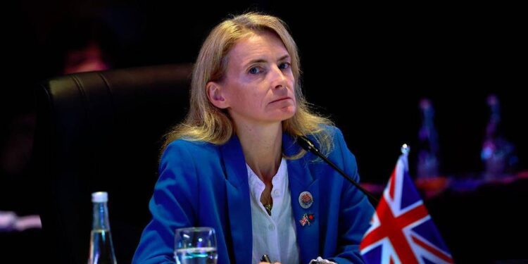 Telecoms Minister, Liz Lloyd