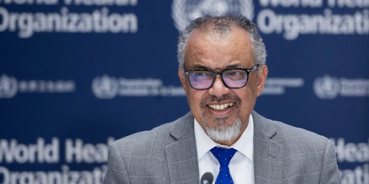 Director-General of the World Health Organization, Tedros Adhanom Ghebreyesus