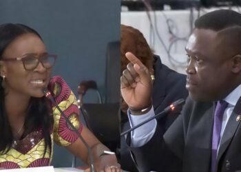 Senior Advisor Critiques Conduct Standards In PAC Proceedings 3 Hon Sam George and Hon Abena Osei-Asare during PAC Committee