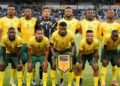 SAFA President Backs Bafana to Rise Above Azteca Pressure in WC Opener 6 South Africa national team poses for a pre-match photo