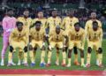 Black Stars players pose for pre-match photo