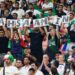 Iranian supporters in the stadium