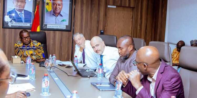 AKSA Staff with Hon. John Abdulai Jinapor, the Minister for Energy and Green Transition