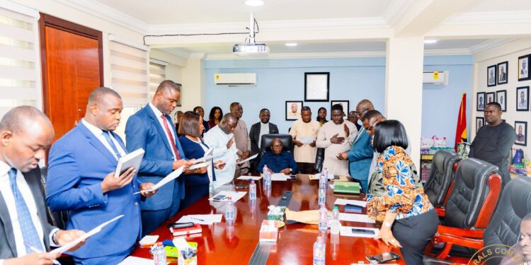 Minerals Commission Inaugurates Reconstituted Institutional Audit Committee to Ensure Accountability 1 Minerals Commission Reconstituted Institutional Audit Committee