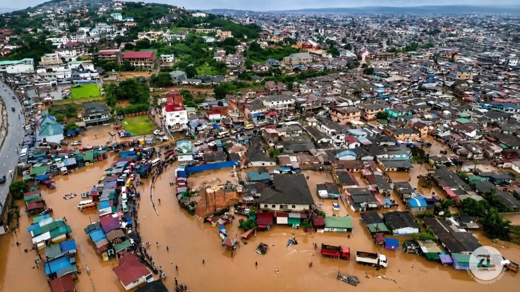 GRA Intervenes as Torrential Rains Disrupt Business Operations Nationwide 3 A Flooded Area in Accra