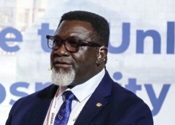 Dr. Andy Osei Okrah, TCDA CEO, at the Ghana-UK Investment Summit 2026