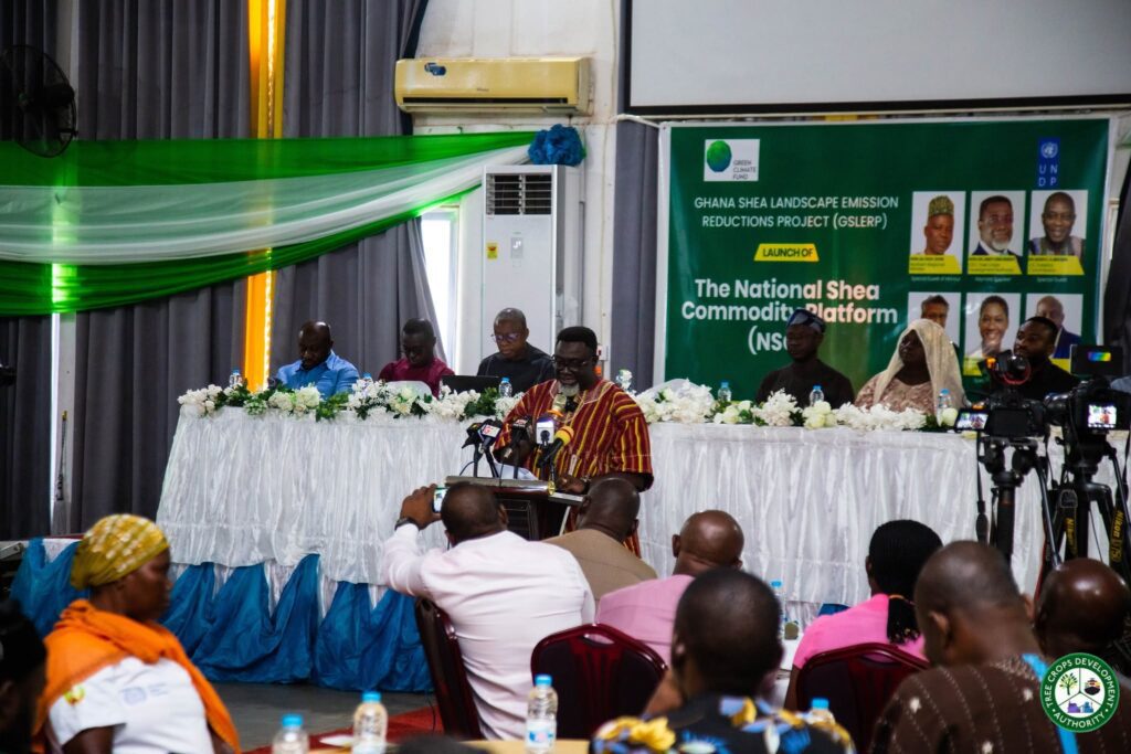 Ghana Revolutionizes Shea Industry with National Commodity Platform Launch 2 Dr. Andy Osei Okrah TCDA CEO at the NSCP Launch 1