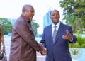 President John Dramani Mahama of Ghana and President Alassane Ouattara of Côte d’Ivoire