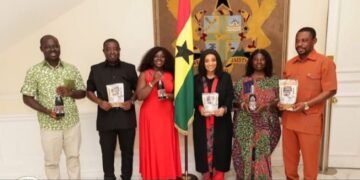 Her Excellency Mrs. Sabah Zita Benson, Ghana’s High Commissioner to the United Kingdom, with Ghanaian Agribusiness Delegation