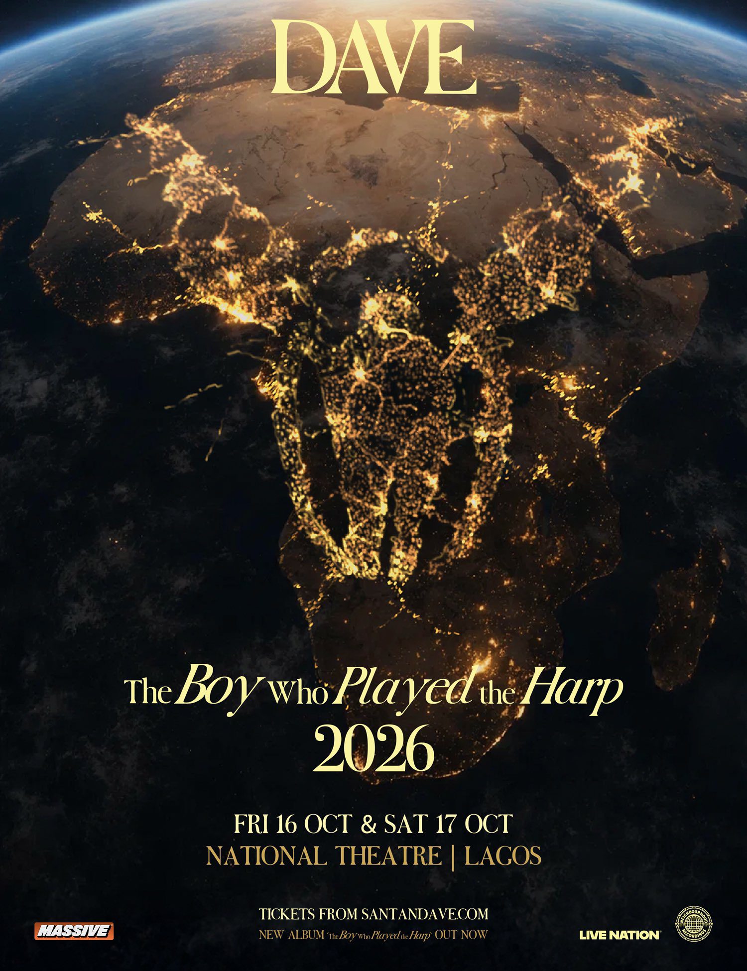 The Boy Who Played the Harp tour , Nigeria