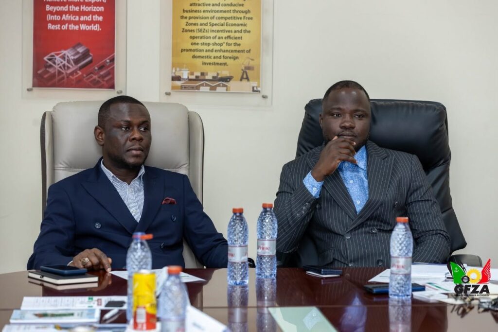 Ghana Positioned as Premier Agribusiness Hub for Angolan Industrial Conglomerate 4 Mr. Musah Sibiri Hamidu GFZA DCEO Finance and Administration and Mr. Lateef Apau Wiredu DCEO Operations