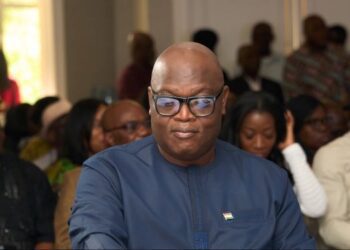 Ghana to Launch World Cup Investment and Trade Forum in Montreal 2 Mr. Simon Madjie, GIPC CEO, at the BoG roundtable in Virginia