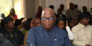 Mr. Simon Madjie, GIPC CEO, at the BoG roundtable in Virginia