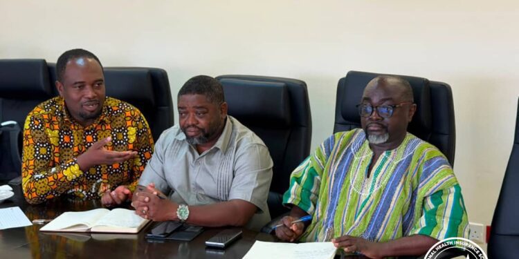 Medical Superintendents' Group of Ghana leadership meets NHIA Executive Management