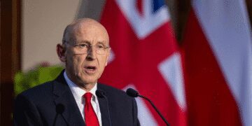 Defence Secretary, John Healey