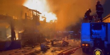 Accra Central Fire
